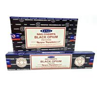 Anémone - Enecens SATYA prémium - Bâtonnets Naturels et Boisés - Lot de Boîtes de 15g (Black Opium, Boîte de 1)