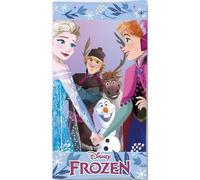anemone Serviette de Plage Coton La Reine des Neiges Frozen Disney 70x140 cm - 320 GSM Douce et Absorbante - Serviette de Bain Enfant Fille - Piscine Voyage (B)