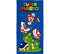 anemone Serviette de Plage Microfibre Nintendo Mario 70x140 cm - Séchage Rapide 250 GSM - Serviette de Bain Enfant Adulte - Légère Compacte Piscine Voyage (1)