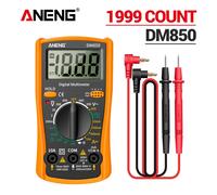 ANENG DM850 multimètre numérique automatique professionnel 1999 points testeur de tension AC/DC automatique Ohm ampèremètre de courant outil de détection Yellow without box