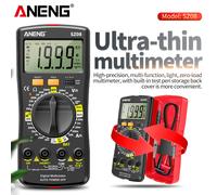 ANENG-Multimètre numérique professionnel SZ08, compteur de stockage ultra-mince, voltmètre automatique, AC, DC, 220V, testeurs de prise en main SZ08 Orange