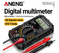 ANENG SZ308 1999 compte multimètre numérique AC/DC haute précision multi-fonction tension courant résistance multimètre testeur outils Black