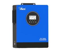 Anern Onduleur Solaire 10KW 220V-240V CA intégré 3 MPPT Fonction CT Inverseur,Impossible de Connecter la Batterie Fonctionne avec Moteur 1,5 P+3P ou Pompe à Eau,Tension MPPT 60-450VCC