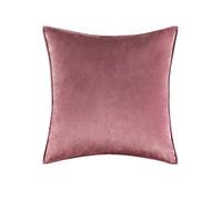 Anevous Housse de coussin décorative en velours doux avec fermeture éclair cachée, pour canapé, chambre à coucher, salon, vieux rose, 30 x 50 cm