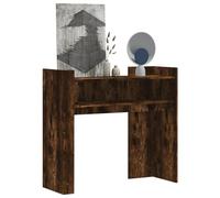 Angajara Table console en chêne fumé - 100 x 35 x 90 cm - Avec étagère de rangement - Pour couloir, salon, chambre à coucher, canapé et balcon