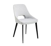 Angel Cerda Chaise tapissée en Tissu. Structure de Pieds en Acier Inoxydable en Noir Mat. Marque