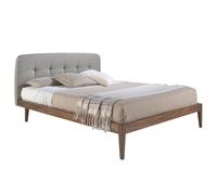 Angel Cerdá Lit tufté en tissu gris