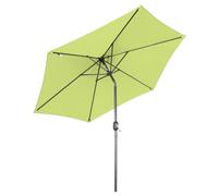Angel Living 270cm Parasol Manivelle Inclinable Jardin, Empêche de La Lumière Solaire Directe et Anti-ultraviolet, Parasol pour Patio et Jardin, Toile pour Balcon Patio Terras (Pomme Vert)