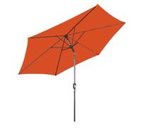 Angel Living 300cm Parasol Inoxydable en acier et polyester Terracota