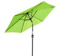 Angel Living Parasol 300cm Protection solaire Inoxydable en acier et polyester Vert pomme