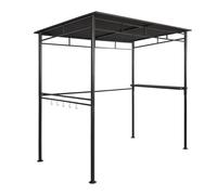 Angel Living BBQ Tonnelle de Jardin Pavillon Extérieur en Métal, Pavillon de Jardin avec Crochets pour Balcon Terrasse Piscine UV50 + 218 x 150 x 215cm Gris