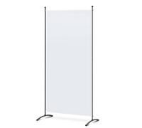 Angel Living Paravent 1 Panneaux Diviseurs de Chambre Séparateur de Panneaux Indépendant Paroi de Séparation Murale Séparation Visuelle pour Bureaux, Chambre à Coucher (Blanc, 81 x 180 cm)