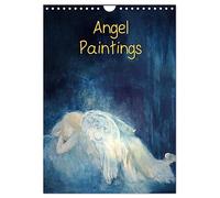 Angel paintings (Wall Calendar 2027 DIN A4 portrait), CALVENDO 12 Month Wall Calendar: Colourful angel paintings