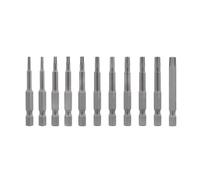 Angelkiss Jeud'embouts de tournevis hexagonaux Torx magnétiques embout de sécurité 1/4 pouces T6 T7 T8 T9 T10 T15 T20 T25 T27 T30 T40 (lot de 11)