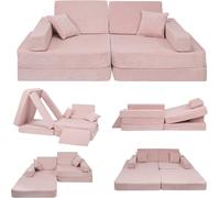 Angelove - Canapé-lit pour enfants - Canapé de jeu pour enfants - Rose