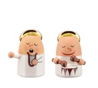 Angels Band Figurines en porcelaine 2 pièces AMGI26SET 3 Alessi OFFRE SPECIALE - 8003299359899
