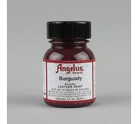 Angelus Brand Peinture acrylique pour le cuir Blanc 29,6 ml - - Rouge grenat, 1 Ounce