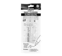 Angelus Lot de marqueurs à peinture vides Transparent 3 mm