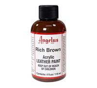 Angelus Peinture acrylique pour cuir - 118,3 ml - Marron riche
