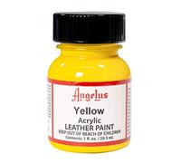 Angelus Revêtement en acrylique pour cuir 29,5 ml - jaune - jaune,
