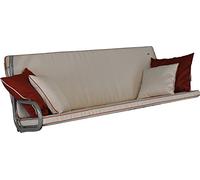 Angerer Coussin pour balancelle, Elegance Style Coussin pour balancelle Design, Beige, 180 x 50 x 50 cm, 42024/183