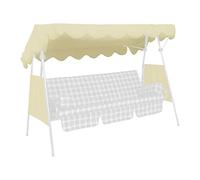 Angerer Toit pour balancelle 200 x 120 cm Qualite PE, Ivoire - (balancelle Non-Incluse)