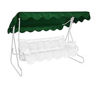 Auvent pour balancelle Angerer 210 x 145 cm, PE vert