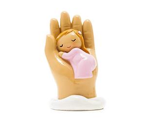 Anges Statuette Fillette Gardien - Protège Moi 7.5 cm