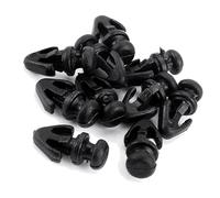 ANGGREK 10 Clips de Fixation de Garniture de Porte, Agrafes de Retenue de Panneau de Seuil 13,5 Mm Noires en Plastique, pour Garniture de Porte et Panneau de Pare Chocs