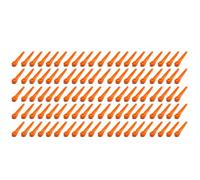 ANGGREK Lames de -bordures, Abs, Légères, sans Outil, 70 Mm (ORANGE) | Plastique ABS, Remplacement sans Outil, Compatibilité avec Outils à Batterie, Utilisation en Jardin, Léger, Accessoires de