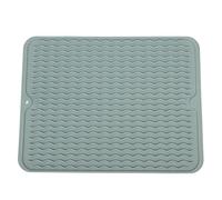 ANGGREK Tapis égouttoir Vaisselle, Tapis de Séchage pour Cuisine 40,49 X 30,99 Cm, Souple Flexible Résistant à la Chaleur Antidérapant, for Plan de Travail évier égouttoir Casseroles et (GREEN)