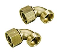 Grünbeck Équerre de Raccordement 90° 1' 1 Paire - Raccord d'Angle pour Tuyaux - Pour Adoucisseur SoftliQ MC32, PA20 et SafeliQ EA30