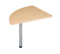 Angle de liaison hêtre 90° pied tube - O-line 2 - Aluminium