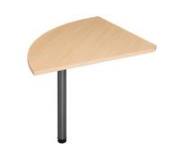 Angle de liaison hêtre 90° pied tube - O-line 2 - Anthracite