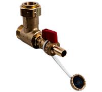Wolf angle de raccordement 2072530 avec robinet de vidange, pour CHC/300