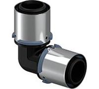 Angle de sertissage composite Uponor S-Press PLUS 1046386 40 x 40 mm, PPSU