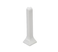 Angle extérieur pour plinthe revêtu blanc (H= 60 mm)