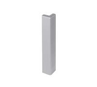 Angle extérieur pour profilé en form de t argent (H= 100 mm)