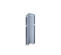 Angle extérieur pour profilé en form de t gris platine (H= 80 mm)
