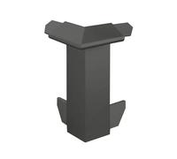 Angle extérieur pour profilé goutte d'eau anthracite (H= 60 mm)