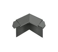 Angle intérieur pour profilé angulaire de balcon avec larmier anthracite (H= 18 mm)