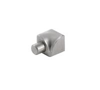 Angle intérieur rond en acier inoxydable naturel (H= 8 mm)