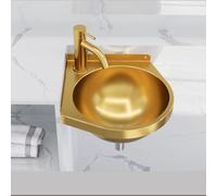 Angle Lave Main avec Robinet et Accessoires Lave Main Inox Lavabo Wc Petit | Lavabo Mural Lavabo Triangulaire Minimalist Salle De Bain Lavabo Ou Lave Lave Main D Angle Evier De Jardin Pour Petits