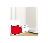 Angle Plat Pour Goulotte - 80 X 50 Mm - Blanc Antimicrobien - Legrand Mosaic 075720