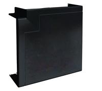 Angle plat queraz enclipsage direct pour GBD50131 RAL 9011 noir - HAGER GBD5013159011