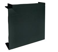 Angle plat queraz enclipsage direct pour GBD50161 RAL 9011 noir - HAGER GBD5016159011