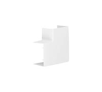 Angle plat variable lifea pour LF/LFF40060 h57mm x p40mm RAL 9016 Pure - HAGER LFF4006059016