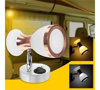 Angle réglable LED de lecture Double Heads Applique murale Lumière Spot Livre Blanc/Chaud Blanc - Couleur naturelle