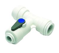 Angle Stop Valve 1/4 Water Feed Connector 15mm Push fit John Guest ASV3 by John Guest