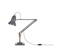 Anglepoise Original 1227 Brass Desk Lamp Schreibtischleuchte, Elephant Grey